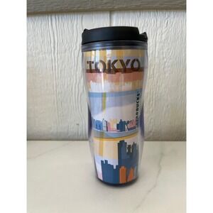 Starbucks Tumbler Tokyo Skyline 2012 Reusable Travel Mug